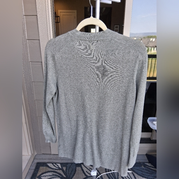 Madewell Green Women's Cardigan Cotton Hemp Silk Size XS - Picture 3 of 5